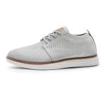 Bruno Marc Men's Lightweight Grey Mesh Sneakers