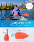 OCEANBROAD Telescoping Emergency Paddle - Orange