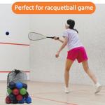 20 Pack High Bounce Multi-Colored Racquetballs