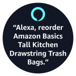 Tall Kitchen Drawstring Trash Bags, 13 Gallon, 120 Count