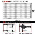 AOLIGEIJS 10x15FT Backyard Sports Netting Barrier