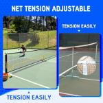 Portable Pickleball Net Set with Marking Kit