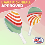 Wossspt 4-Paddle Pickleball Set with Balls