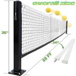 Regulation Pickleball Net Set with Posts & Winder