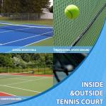 Heavy Duty Pickleball & Tennis Court Net