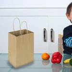 100 Pack Small Kraft Paper Gift Bags