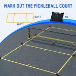 Portable Pickleball Net Set with Marking Kit