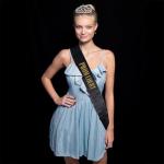 Anderson's Black and Gold Prom Court Sash