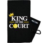 King of Court Pickleball Towel | Embroidered Gift