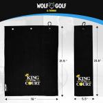 King of Court Pickleball Towel | Embroidered Gift