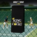King of Court Pickleball Towel | Embroidered Gift