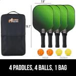Gorilla Gear USAPA Approved Pickleball Paddles Set