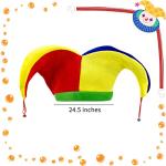 Colorful Jester Hat for Pickleball Parties