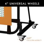 Adjustable 12’x6’ Rebounder Net for Multi-Sports