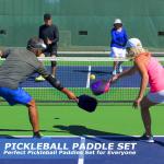 NFTIGB Lightweight Pickleball Paddle Set with Balls