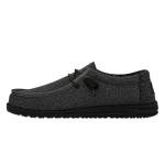 Hey Dude Wally Sox Micro Total Black Loafers