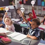 50 Mini Dry Erase Answer Paddles for Games