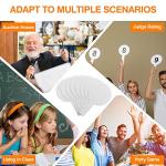 50 Mini Dry Erase Answer Paddles for Games
