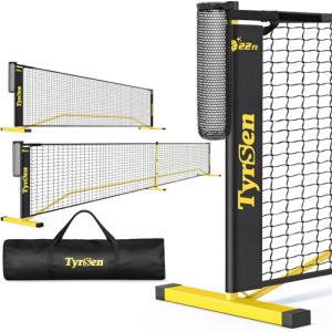 TYRSEN 22 FT Portable Pickleball Net with Bag
