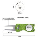 Magnetic Divot Tool with Ball Marker Clip
