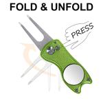 Magnetic Divot Tool with Ball Marker Clip