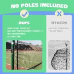 Heavy Duty Pickleball Net for Indoor/Outdoor Use