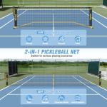 TYRSEN 22 FT Portable Pickleball Net with Bag