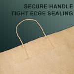 Brown Kraft Paper Gift Bags - 50 Count