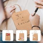 Brown Kraft Paper Gift Bags - 50 Count