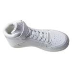LA Gear Women's White Dash Mid Ankle Sneakers