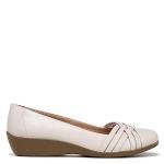 LifeStride Women’s Ballet Flat - Bone, Size 8.5 Wide