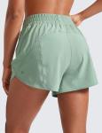 High Waisted Pickleball Shorts with Zip Pocket