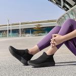 Women's Lightweight Breathable Pickleball Slip-On Shoes