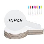 18-Pack Dry Erase Answer Paddles for Games