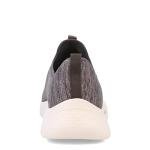 Skechers Men's Flex Slip-On Walking Shoes - Grey/Lime