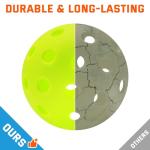 Sukeen 12 Pack Neon Green Outdoor Pickleballs