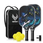Blue Waves Pickleball Paddle Set with Balls