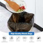 Heavy Duty Black Grocery Bags - 100 Pack