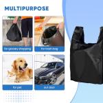 Heavy Duty Black Grocery Bags - 100 Pack