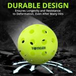 YOTIGER 4 High Bounce Outdoor Pickleball Balls