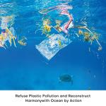 LimonLaviu 100-Pack Plastic Bags with Handles