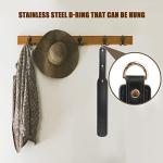 14" Faux Leather Pickleball Paddle with Steel Handle