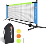 Mini Pickleball Net Set with Balls and Bag