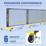 Portable Pickleball Net Set with Paddles & Balls