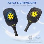 Portable Pickleball Net Set with Paddles & Balls