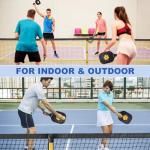 Portable Pickleball Net Set with Paddles & Balls