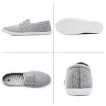 Kufeiti Women's Stylish Canvas Slip-On Sneakers
