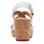Clarks Women's Giselle Wedge Sandals - White