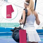 VitalCozy Funny Embroidered Pickleball Towels Set