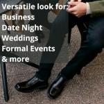 Men's Black Greenpoint Dress Shoes by Deer Stags